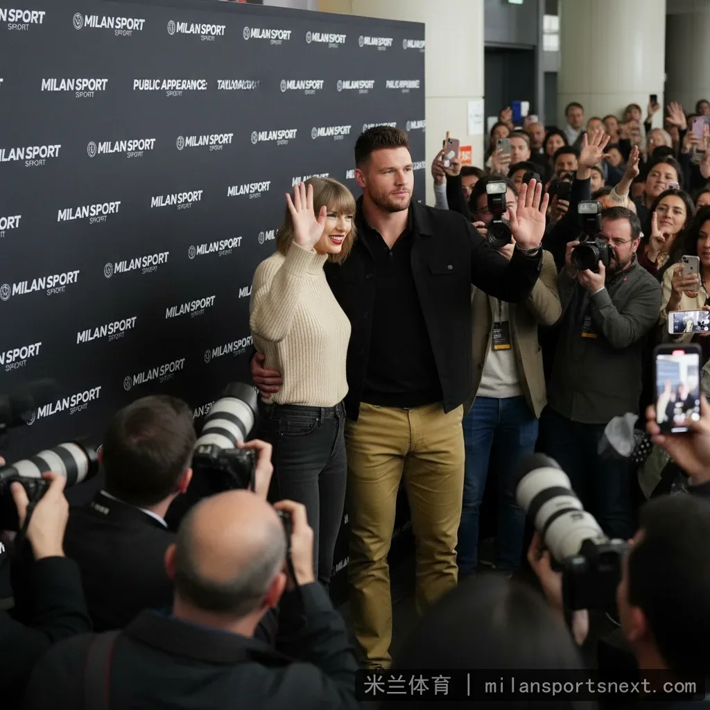 米兰体育 - 泰勒·斯威夫特与美国橄榄球明星特拉维斯·凯尔西公开亮相，引发 配图1